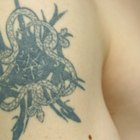 O que acontece com uma tatuagem se você a mergulhar na água antes da hora permitida?