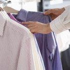 Woman shopping for organic clothing