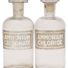 Componentes ácidos y básicos del cloruro de amonio
