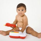 Solución de limpieza segura para juguetes de bebé