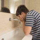 Woman Washing Face