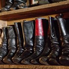 Closeup of boots