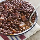 Beans cooked in slow cooker.