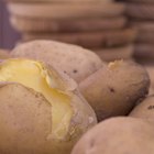 Roasted potato in bowl