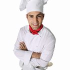 Smiling chef in kitchen