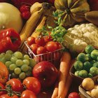 Contenido nutricional de frutas y verduras