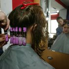 Hairdresser Cutting Client's Hair