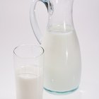 Proporção de leite em pó e água