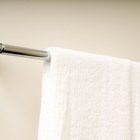 A altura de um porta toalha