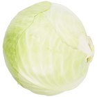 Fresh cabbage with water drops