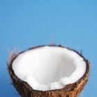 Coconut on a wooden background