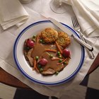 Roast beef with vegetables