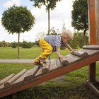 Girl playing outdoors