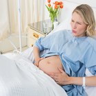 Pregnant mother cardio monitoring before giving birth