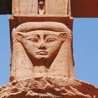La diosa egipcia antigua de la Luna