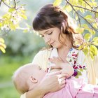 Mother feeding her baby