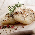 Delicious smelt fish and chips with salt and herbs