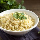 Tabbouleh salad with bulgur and parsley.