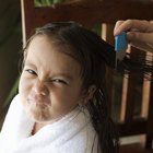 Youngsters getting head inspected for lice