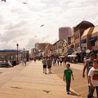 Coney Island on a suny day