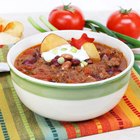 Tomato basil soup in a bowl with toast