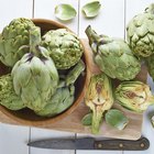 Artichoke plant, close-up