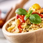 Tabbouleh salad with bulgur and parsley.