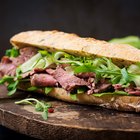 Subway Sandwich on a table