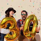 Photo, middle-aged couple making a toast over dinner, High res, Color