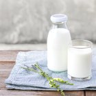 Girl drinking milk