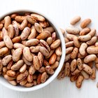 Beans and seeds in jars