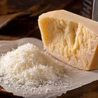 Cutting pecorino cheese