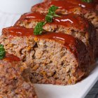 Meatloaf, potatoes, peas and carrots