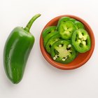 Mortar And Pestle With Scotch Bonnet Peppers