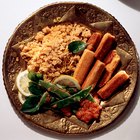 Rice with vegetables in a bowl