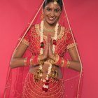 Young woman wearing Indian traditional clothing