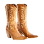 Close-up of two pairs of cowboy boots