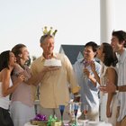 Photo, middle-aged couple making a toast over dinner, High res, Color