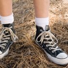 Female dress shoes on white background