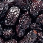 Close-up of prunes in a bowl