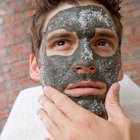 Woman resting in facial mask