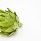 artichokes green background