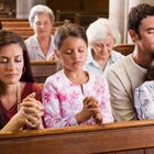 Little girl reading bible