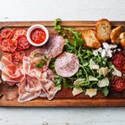 Beautifully decorated catering banquet table with sandwiches