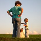 Children watching television