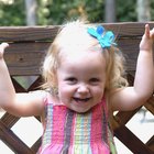 Girl Successfully Using a Potty Chair