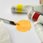 Como misturar tinta para obter uma cor de pêssego