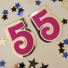 Decorações para festa de aniversário de 55 anos