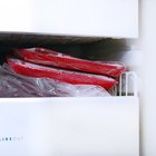 Vacuum sealed frozen cut of beef