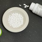 Close-up of aspirin tablets